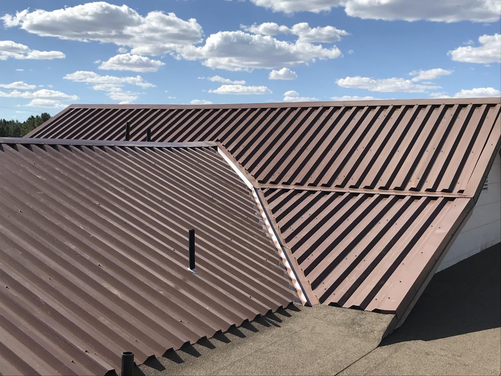 metal roof replaced