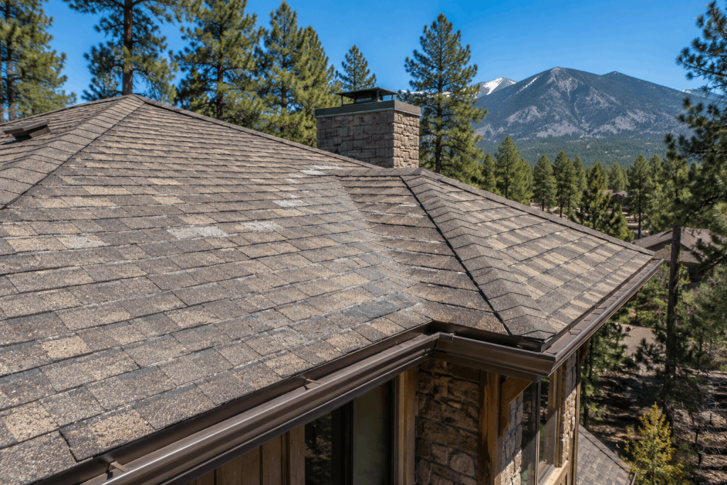 UV Roof Damage on a Flagstaff Home